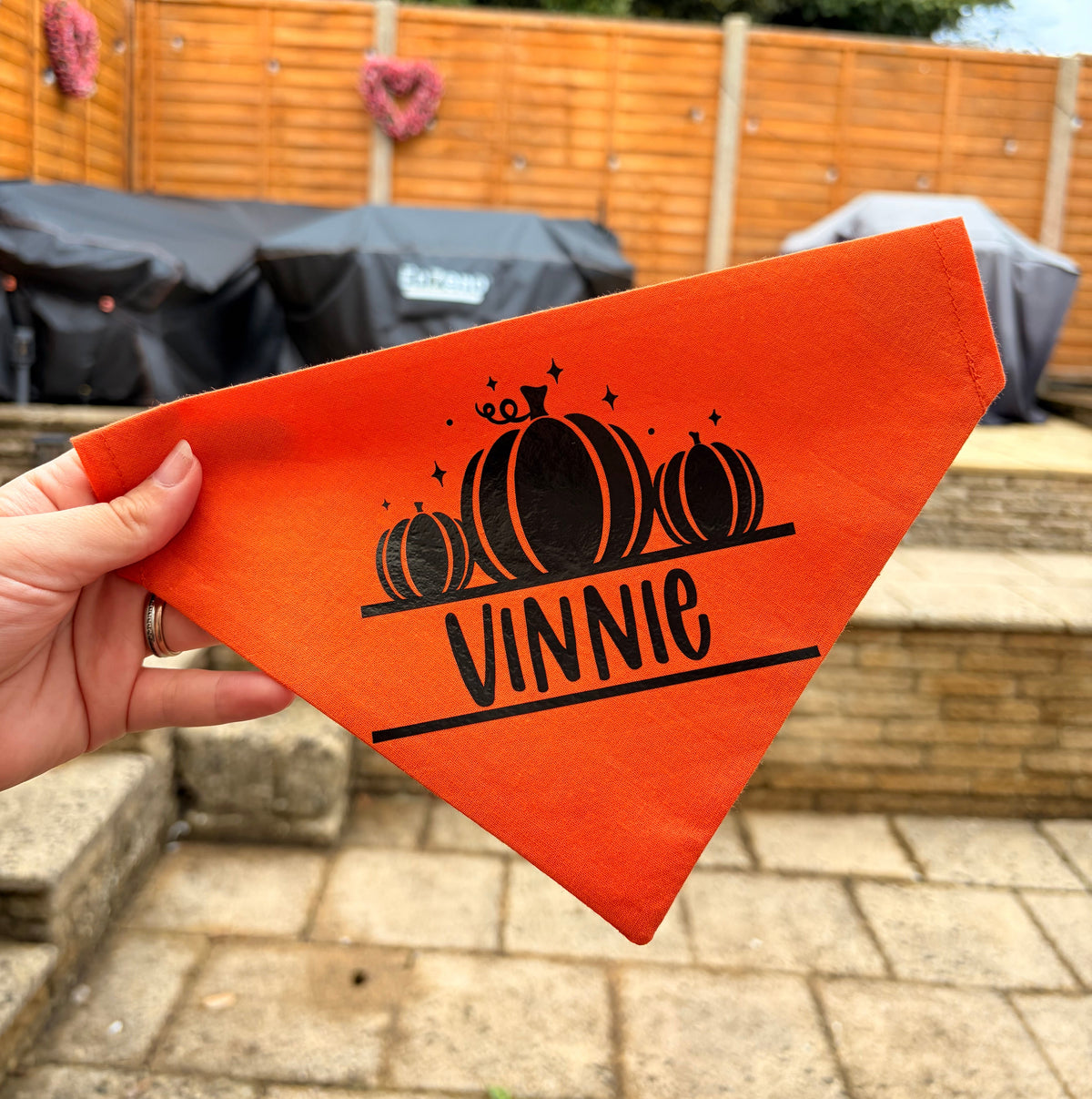 Halloween Pumpkin Print Bandana