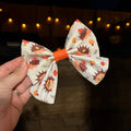 Hedgehog Print Sailor Bow