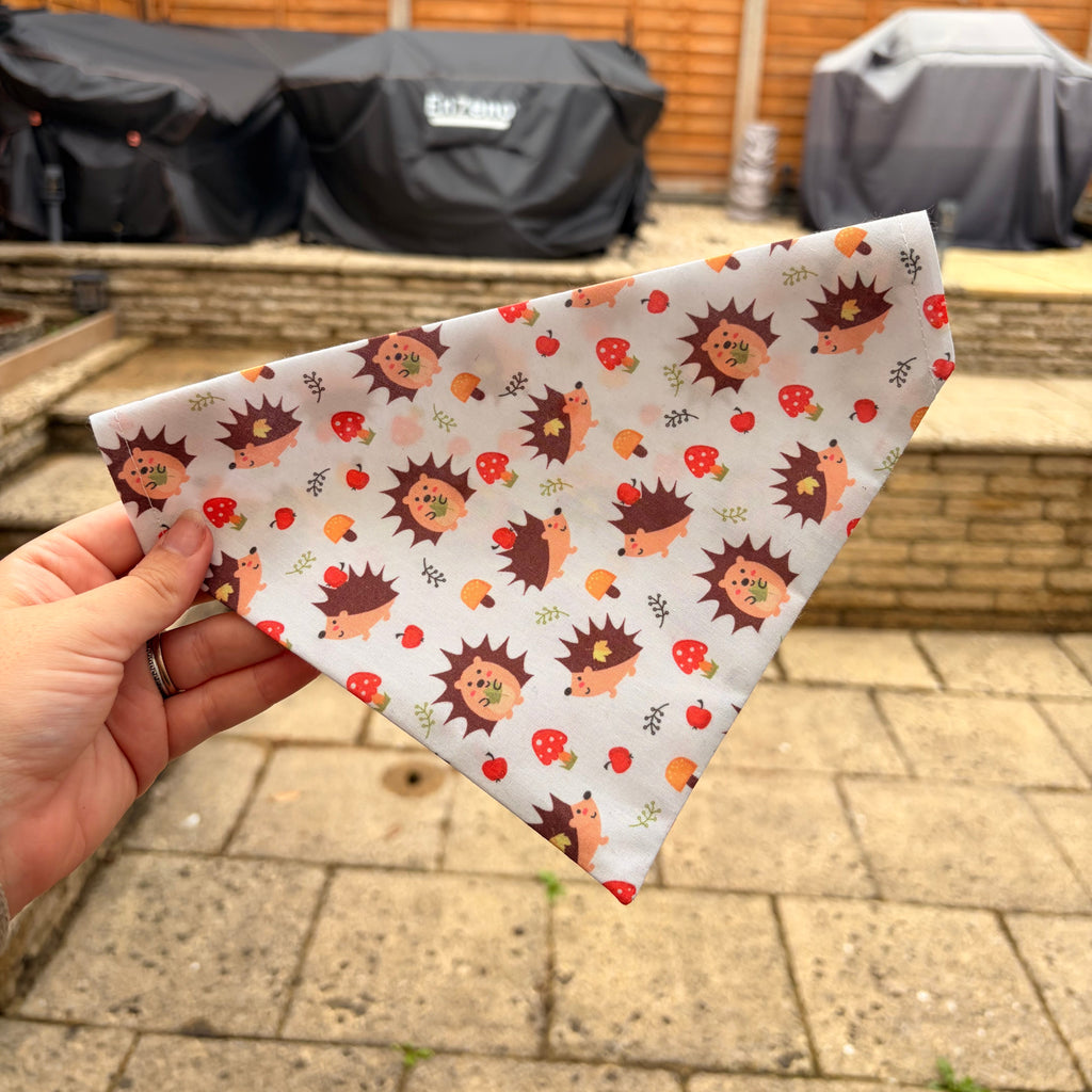 Hedgehog Print Bandana