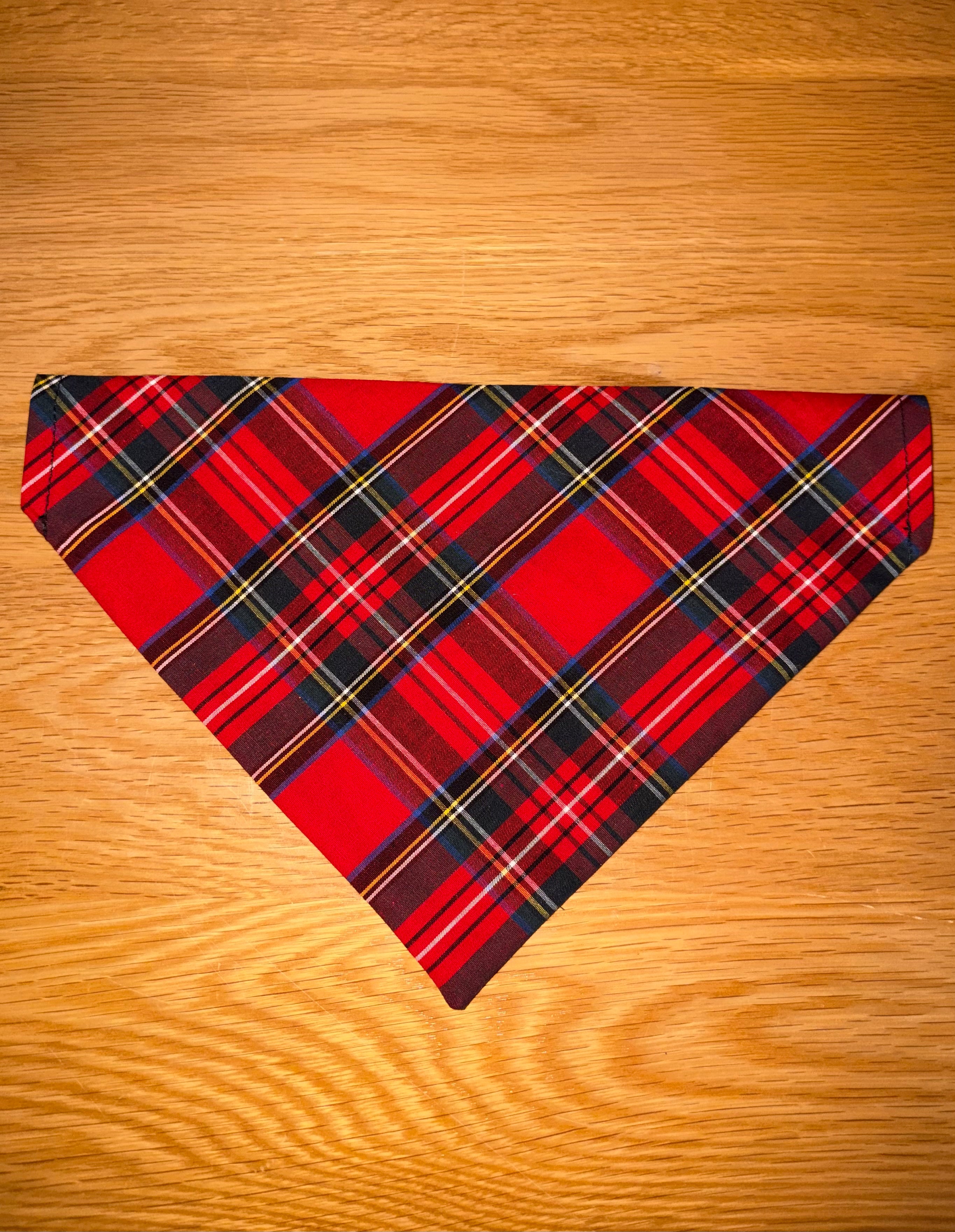 Red Tartan Bandana