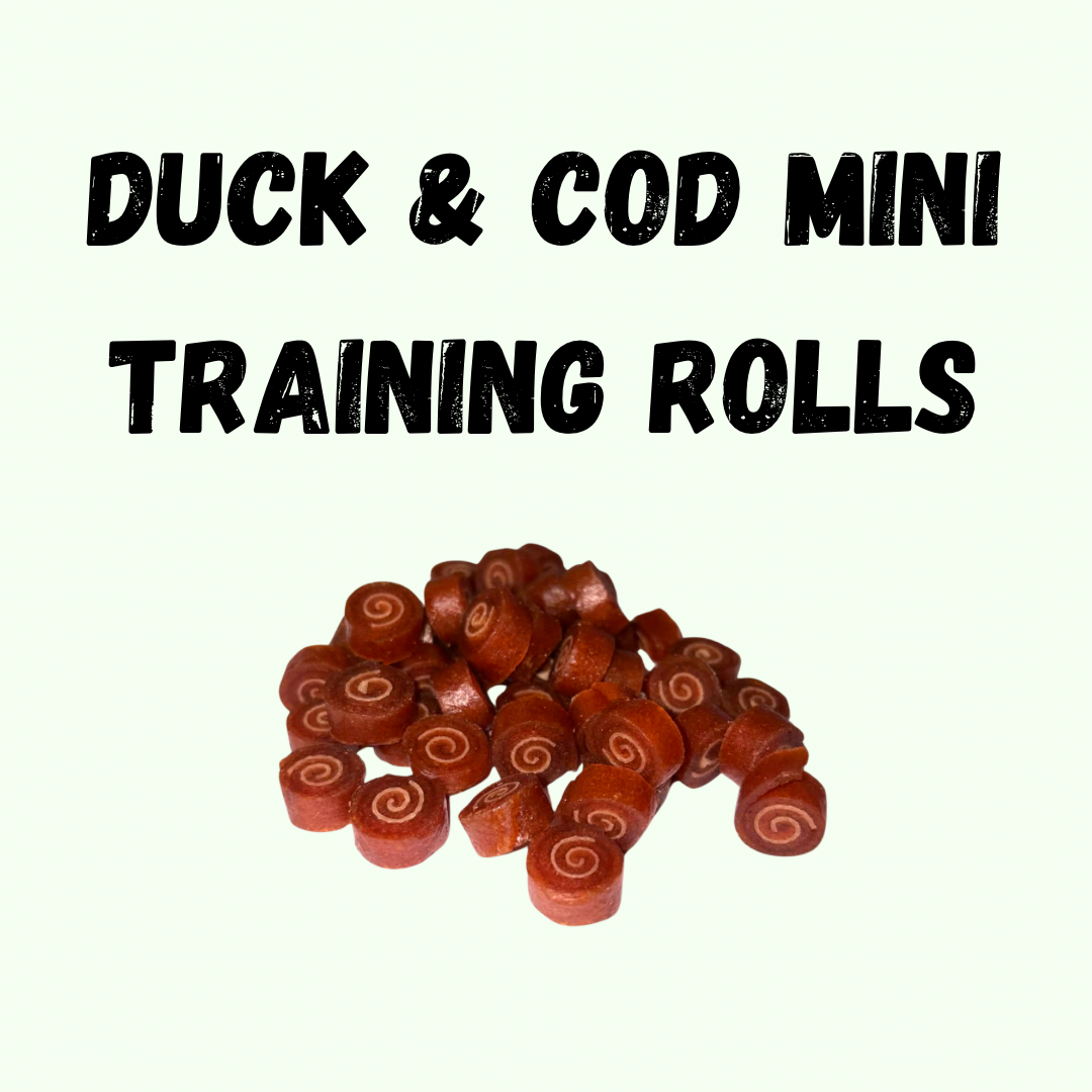 Duck & Cod Mini Training Rolls