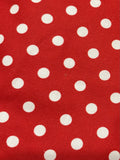 Red Pokadot Scrunchie