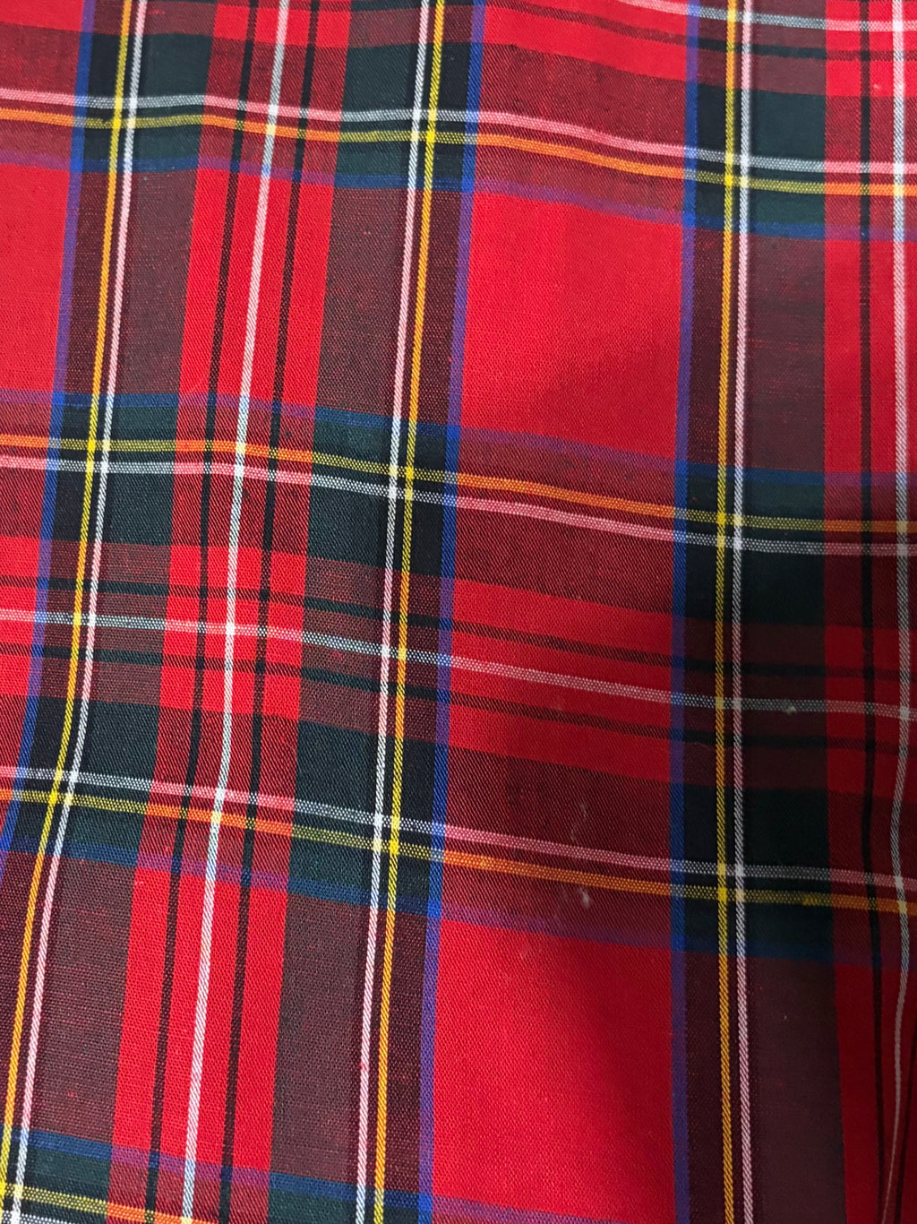 Red Tartan Bandana