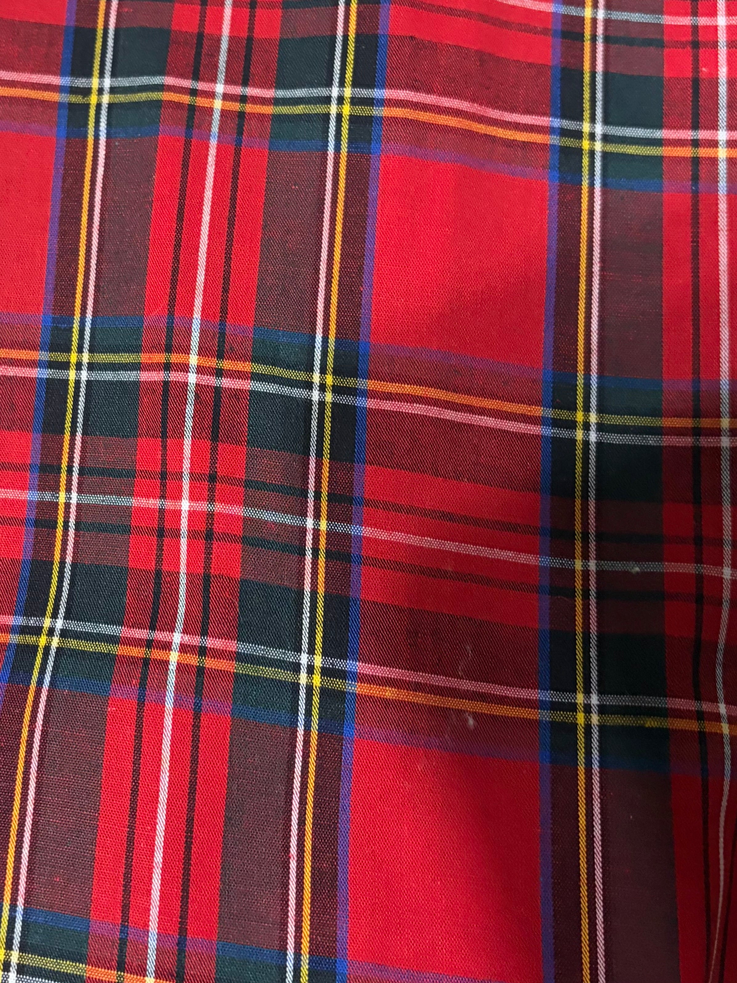 Red Tartan Treat Bag
