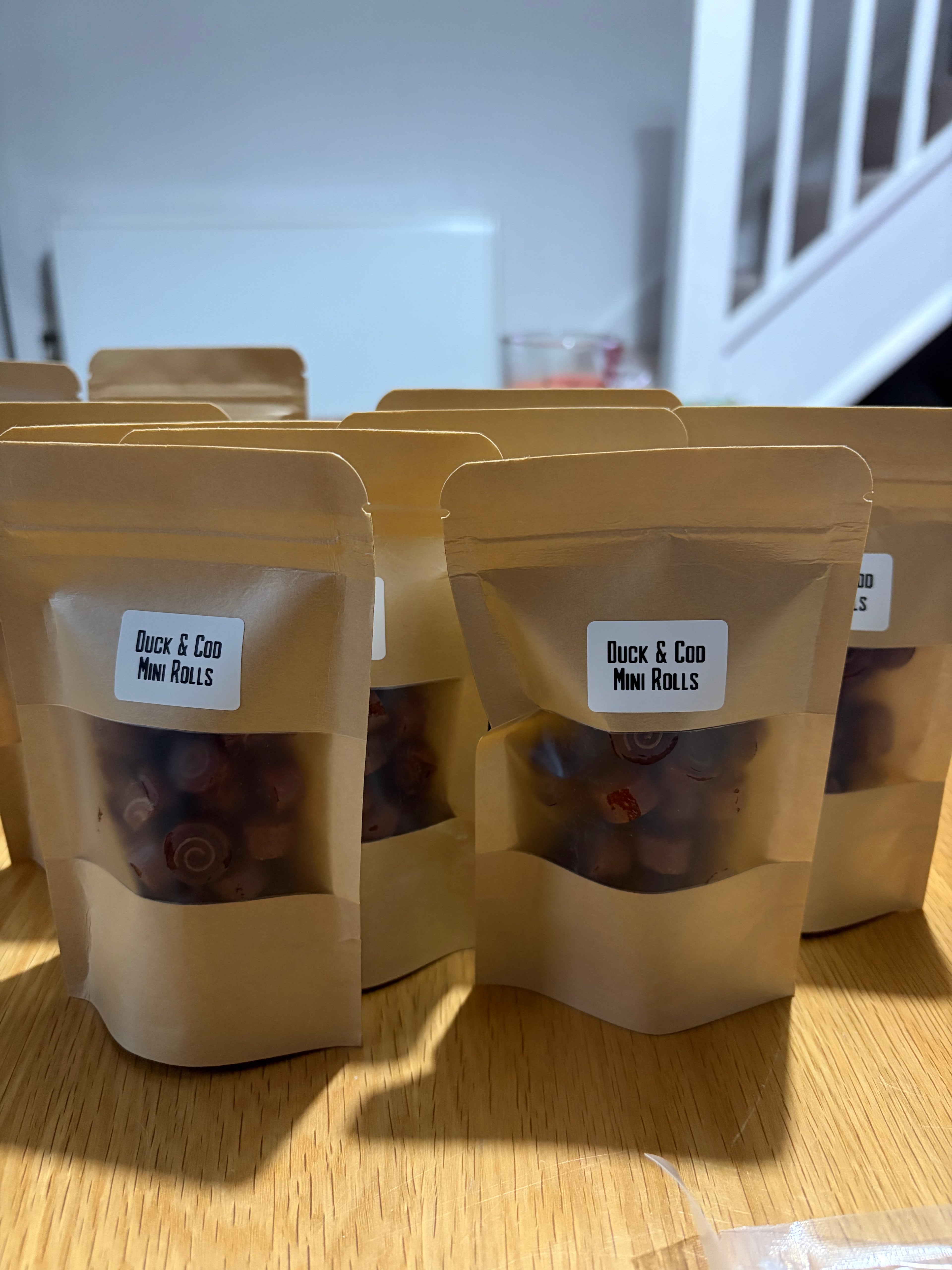 Duck & Cod Mini Training Rolls