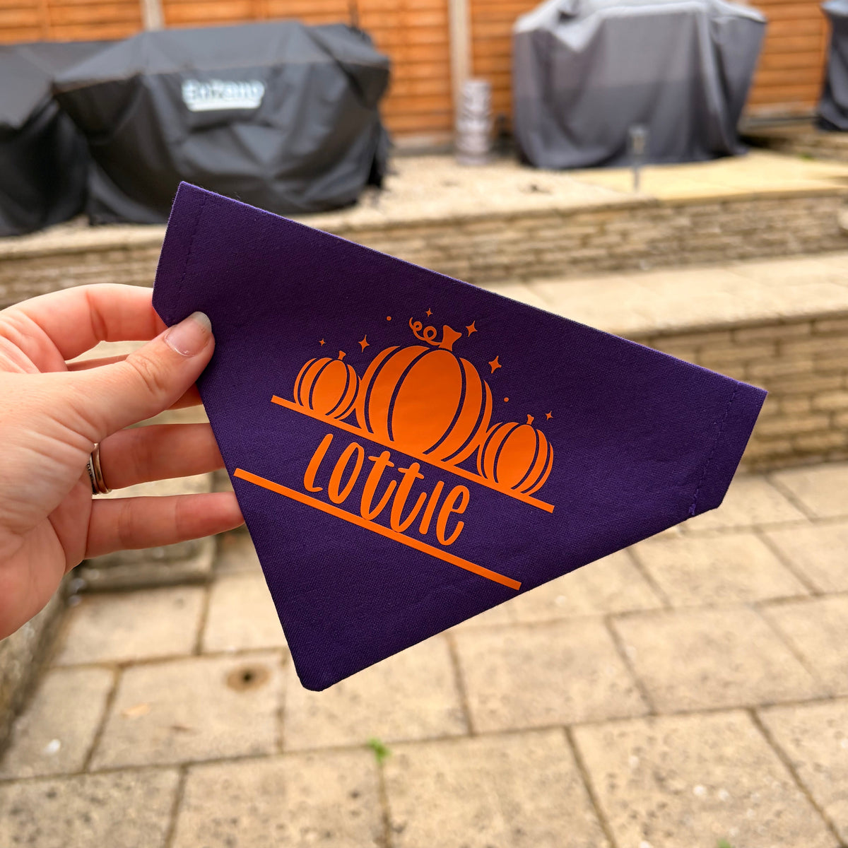 Halloween Pumpkin Print Bandana