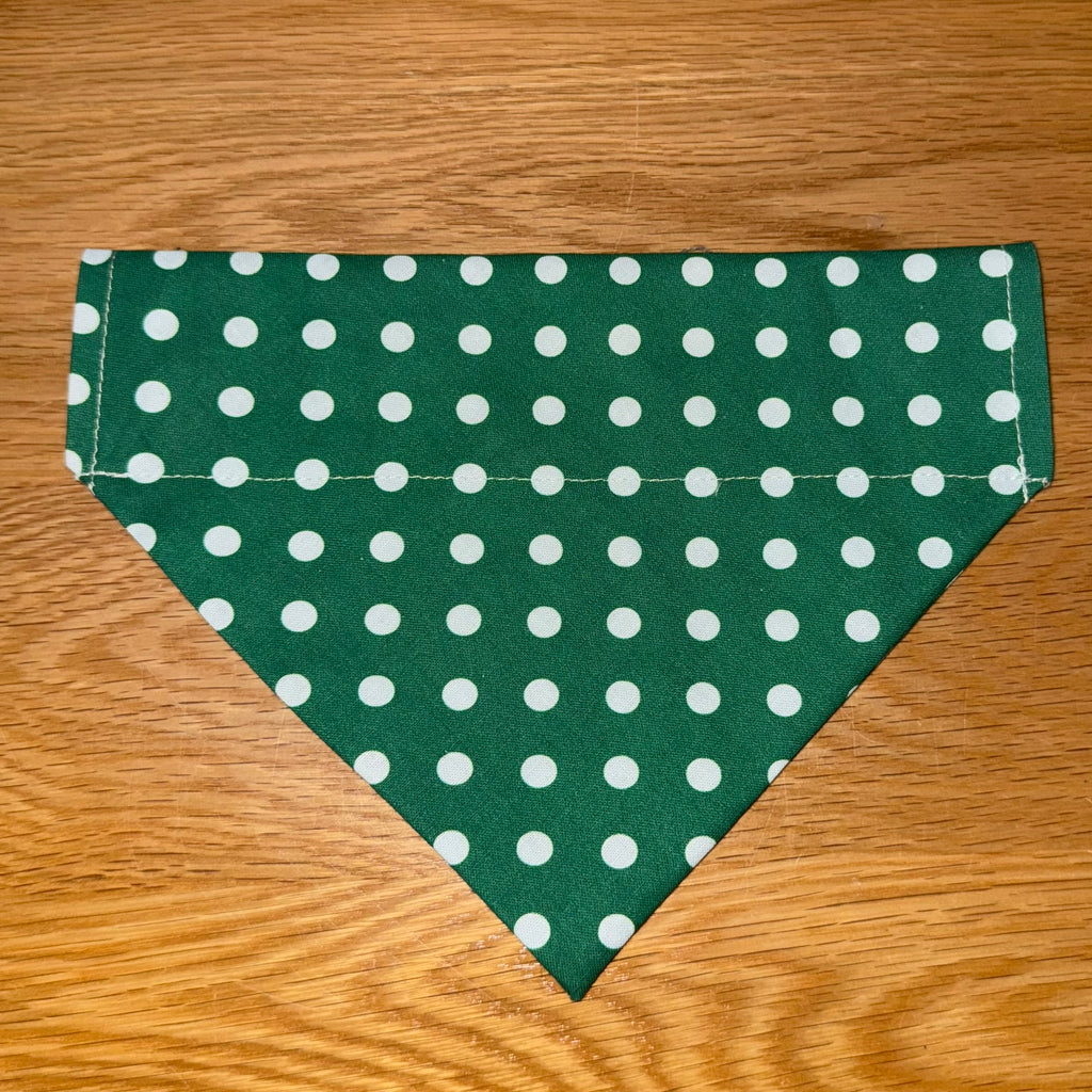 Green Pokadot Bandana