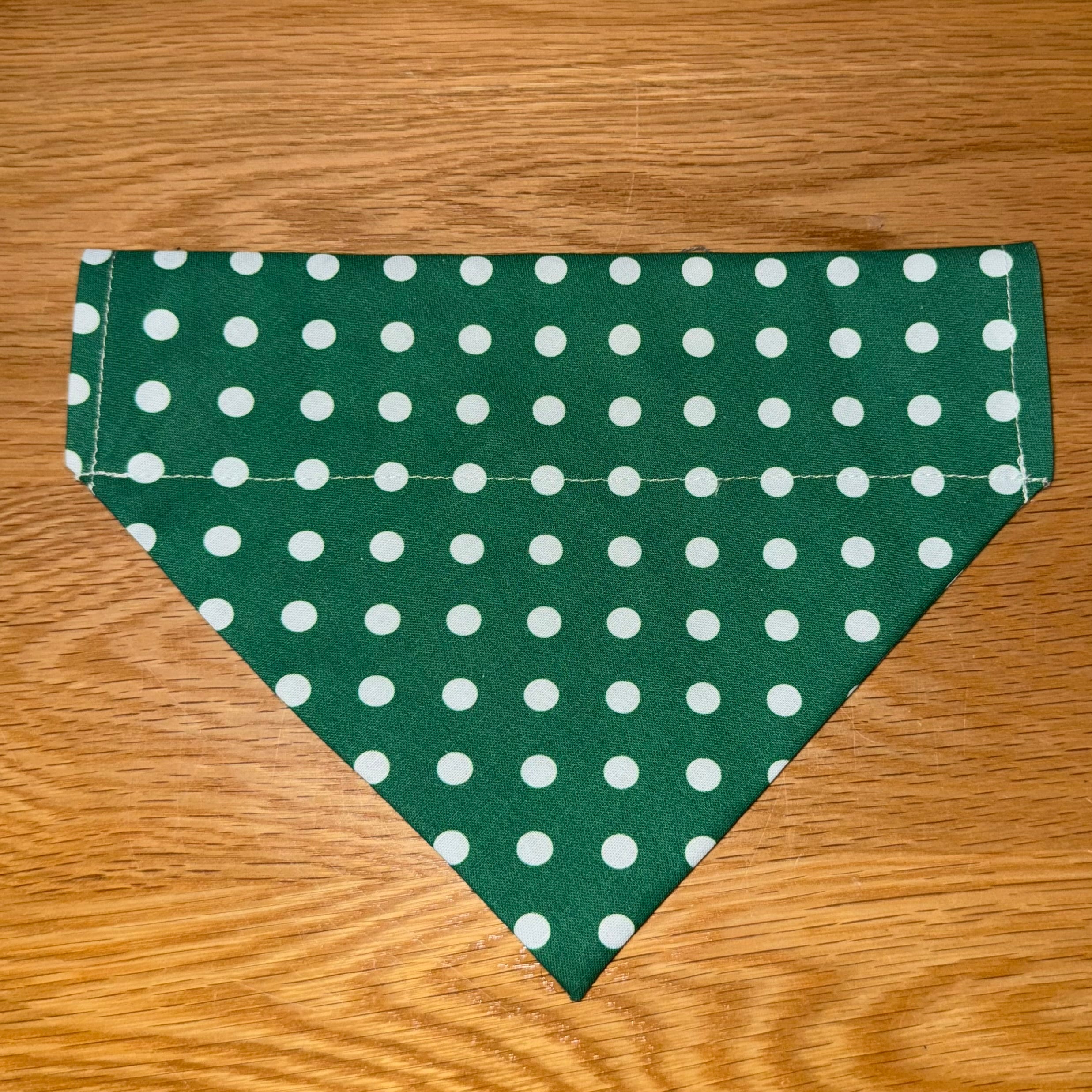 Green Pokadot Bandana