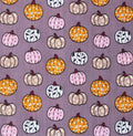 Pumpkin Print Sailor Bow